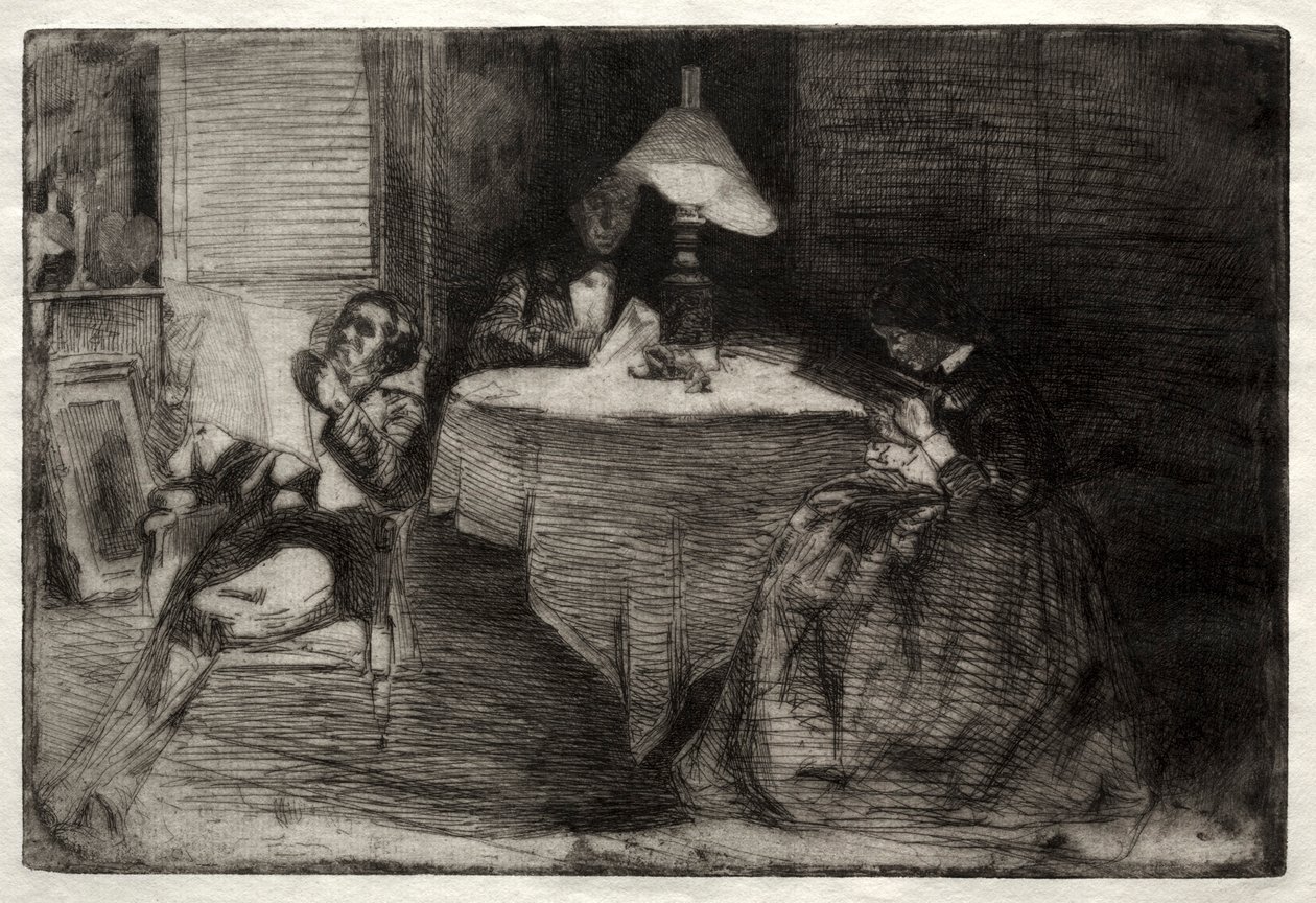 The Music Room by James Abbott McNeill Whistler