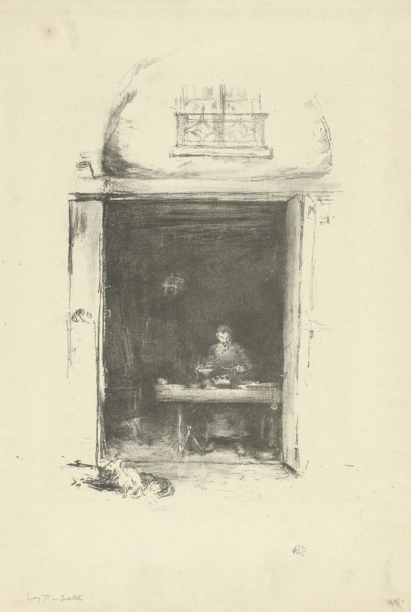 The Smith, Passage du Dragon by James Abbott McNeill Whistler