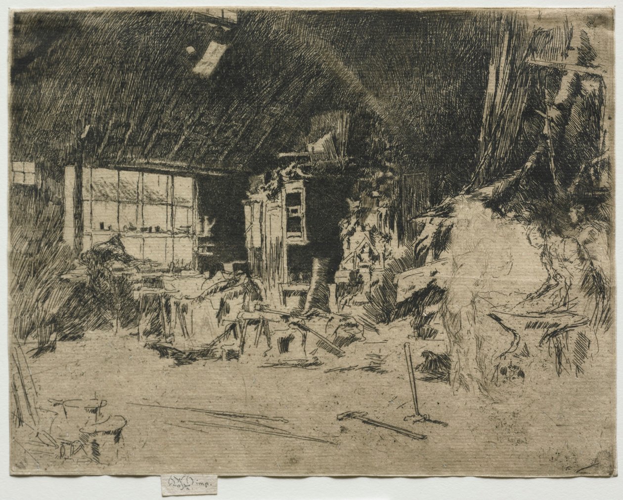 The Smithy by James Abbott McNeill Whistler