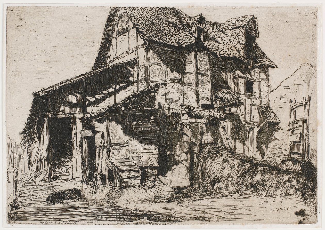 The Unsafe Tenement by James Abbott McNeill Whistler