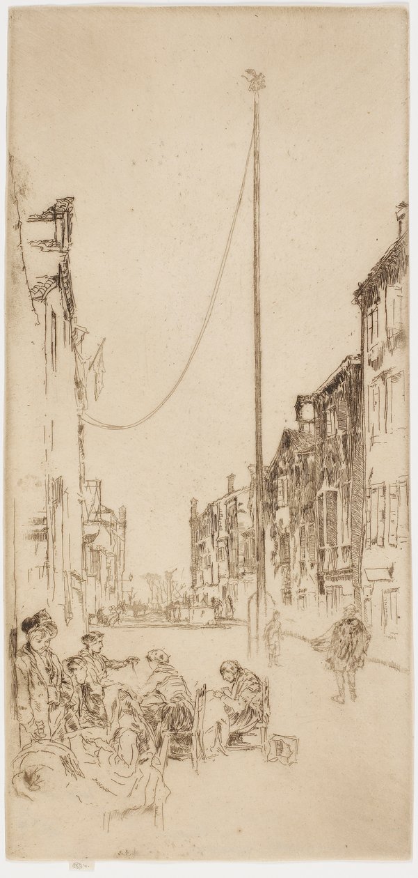 The Venetian Mast by James Abbott McNeill Whistler