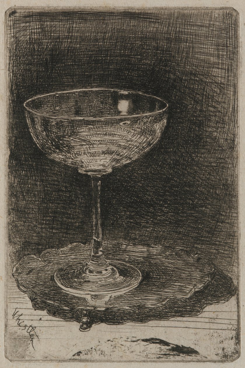 The Wine Glass, 1858 by James Abbott McNeill Whistler
