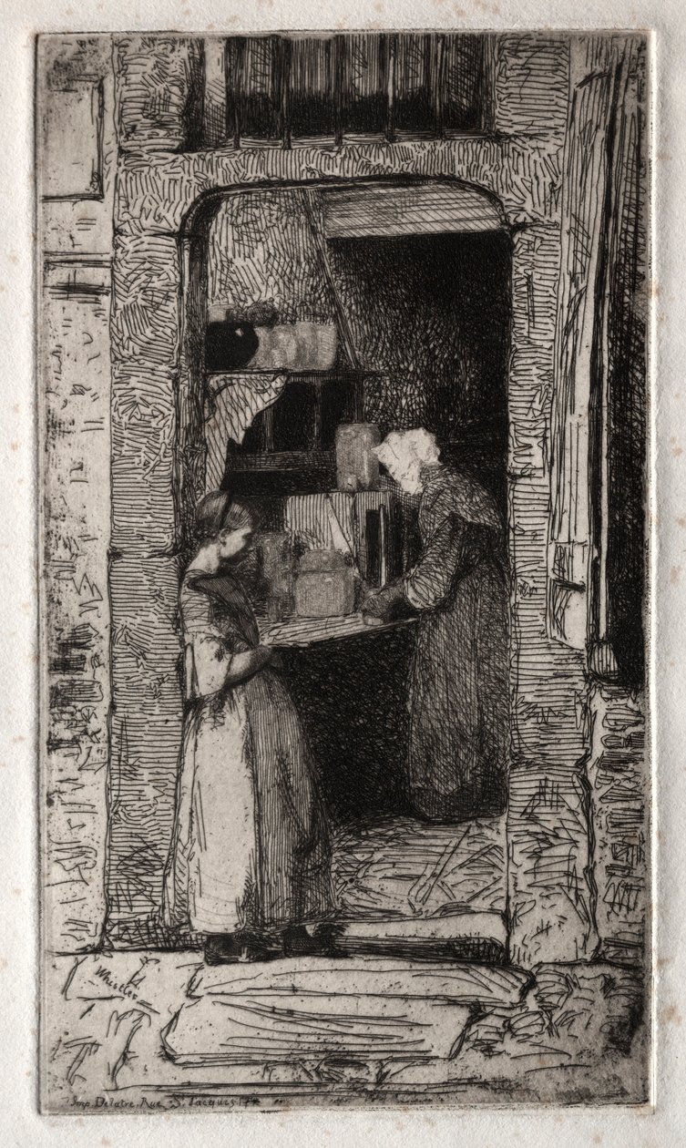 Twelve Etchings from Nature: La Marchande de Moutarde, 1858 by James Abbott McNeill Whistler