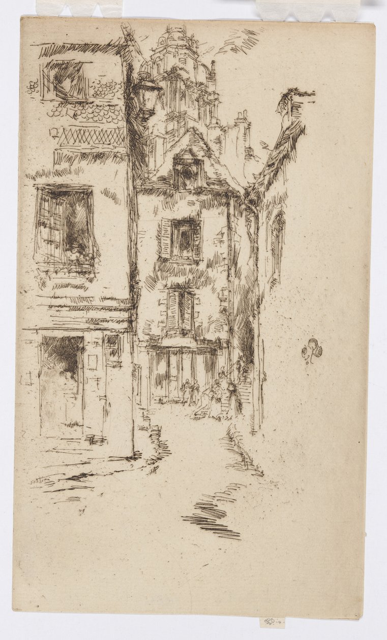Under the Cathedral, Blois by James Abbott McNeill Whistler