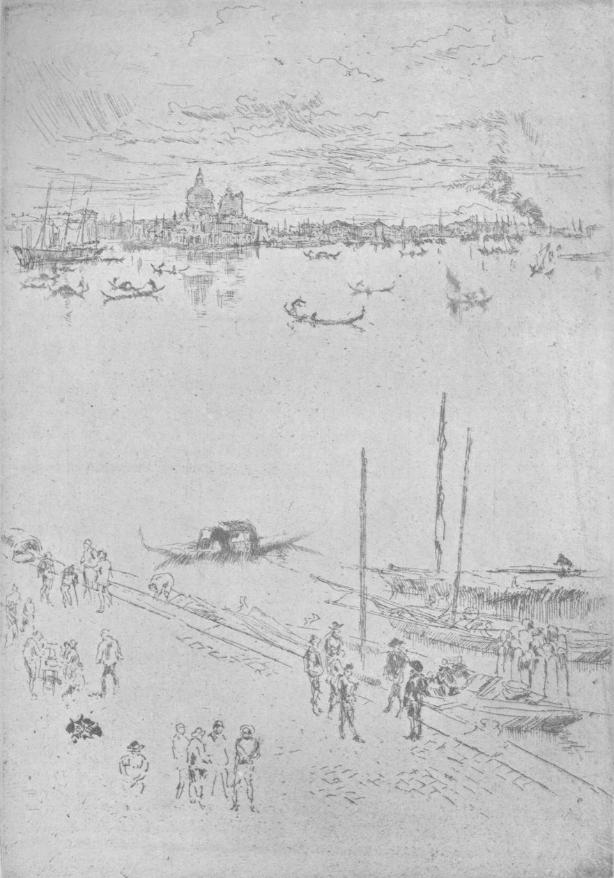 Upright Venice, c1880, 1904 by James Abbott McNeill Whistler