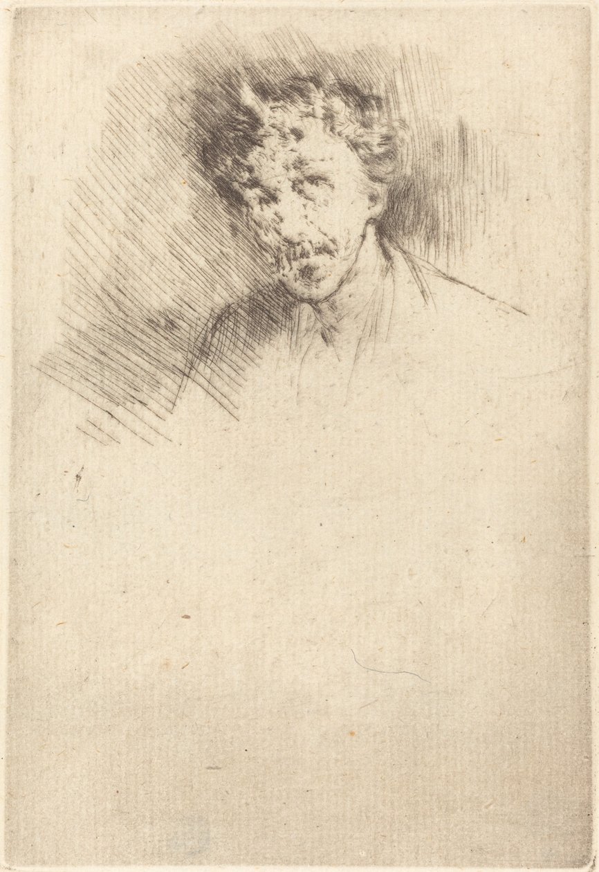 Whistler with the White Lock by James Abbott McNeill Whistler
