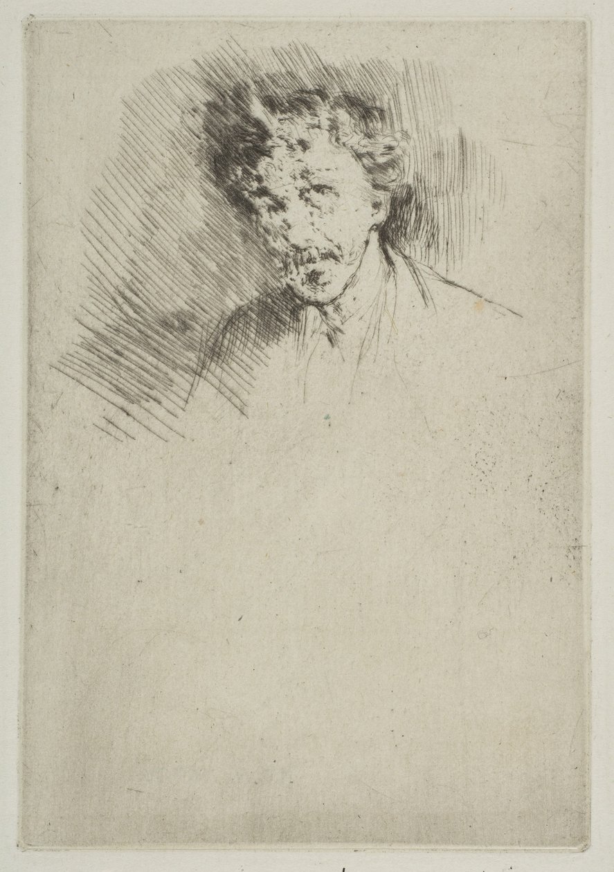 Whistler with the White Lock by James Abbott McNeill Whistler