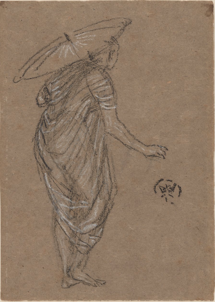 Woman with Parasol, 1870-1873 by James Abbott McNeill Whistler