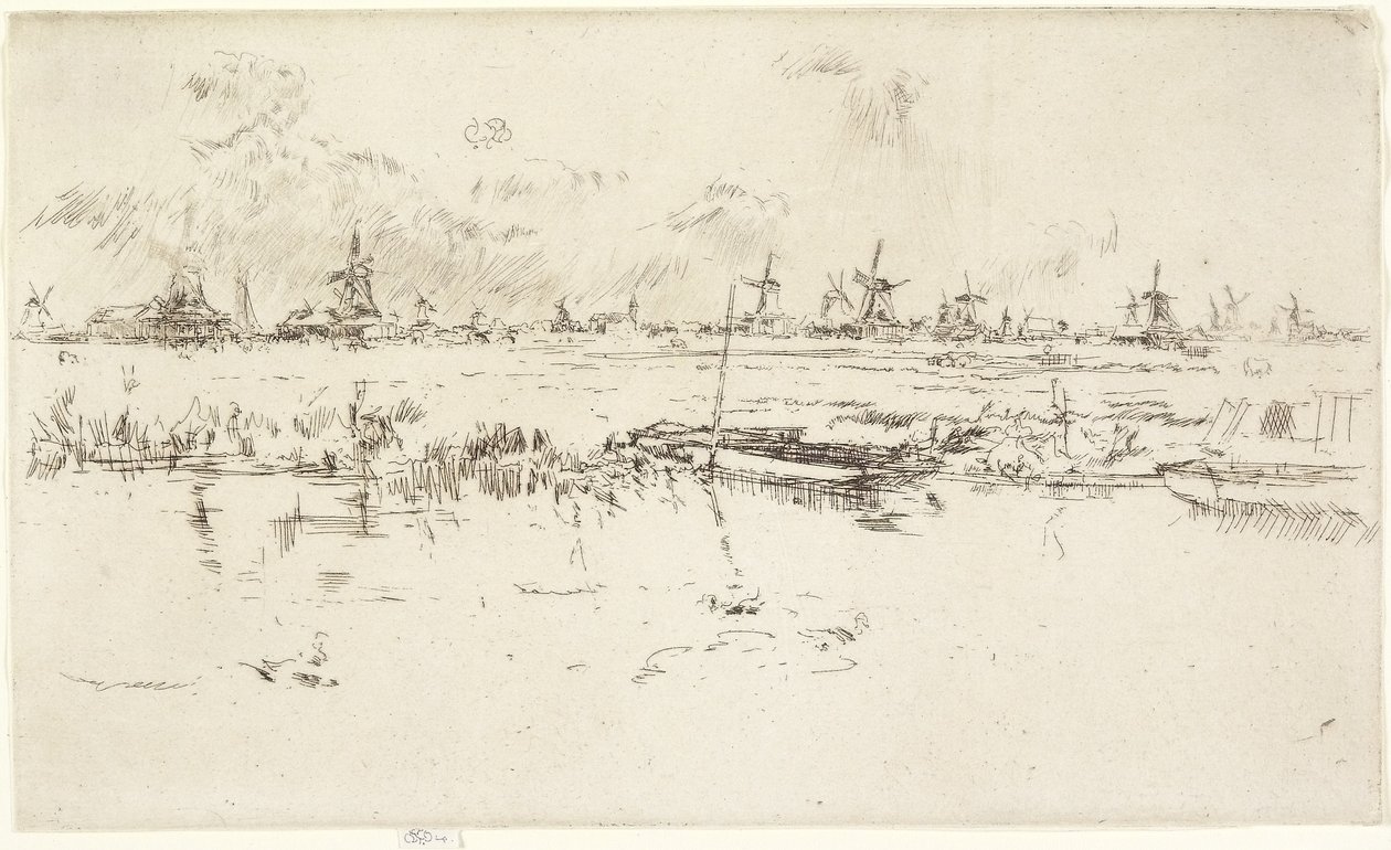Zaandam by James Abbott McNeill Whistler