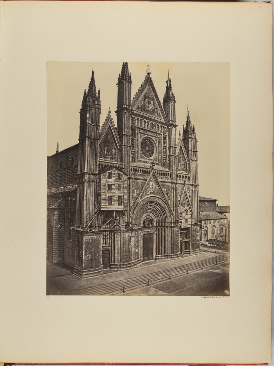 The Facade of the Cathedral of Orvieto by James Anderson