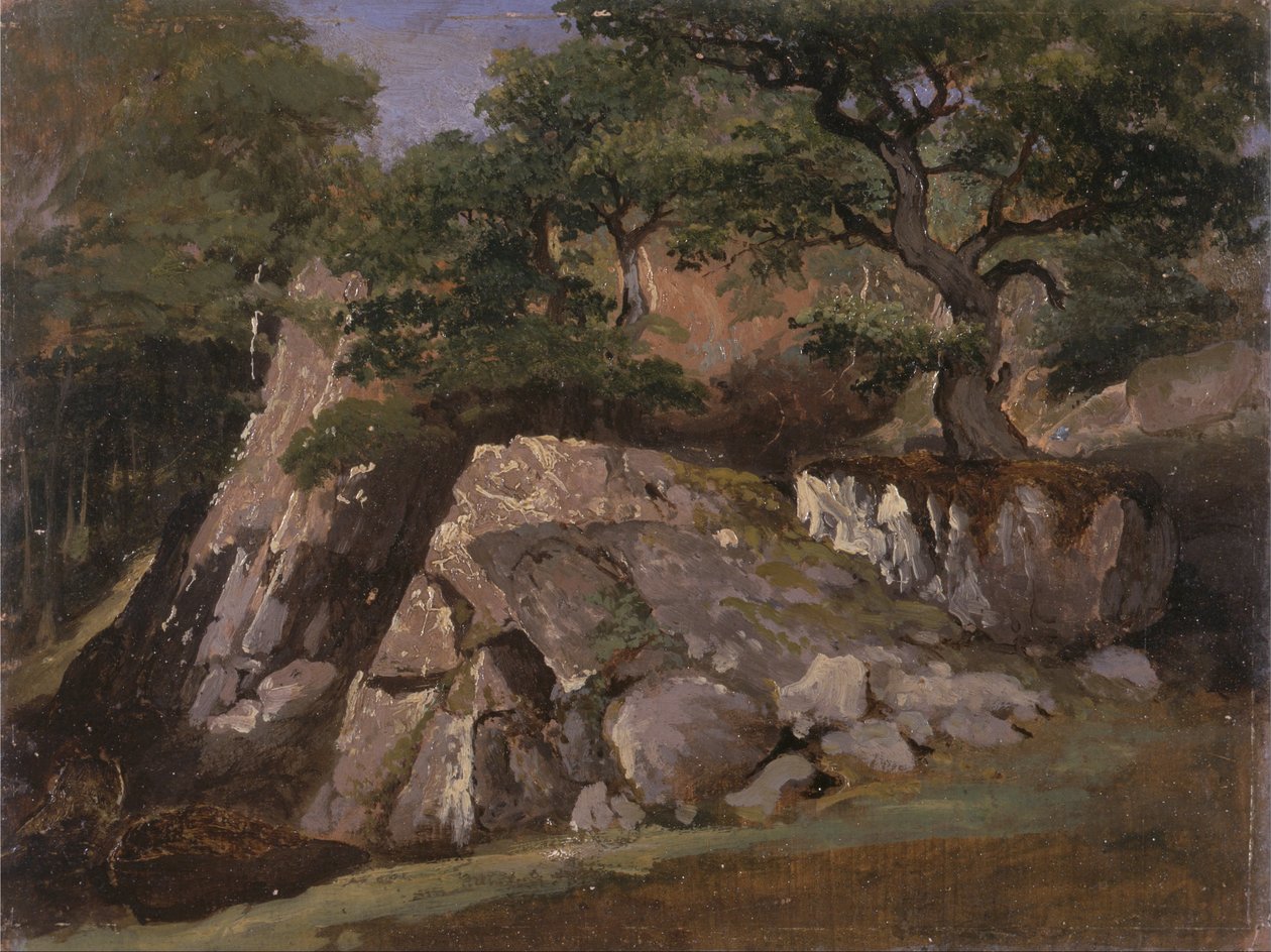 A View of the Valley of Rocks near Mittlach (Alsace) by James Arthur OConnor