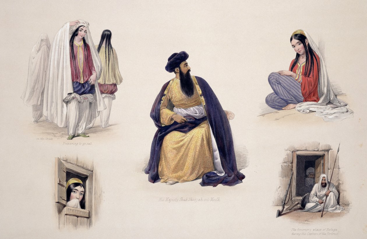 A Portrait of His Majesty Shah-Soojah-Ool-Moolk (from 