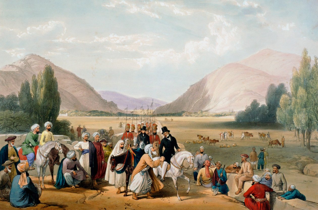 Surrender of Dost Mohammad Khan, Kabul, First Anglo-Afghan War, 1838-1842 by James Atkinson
