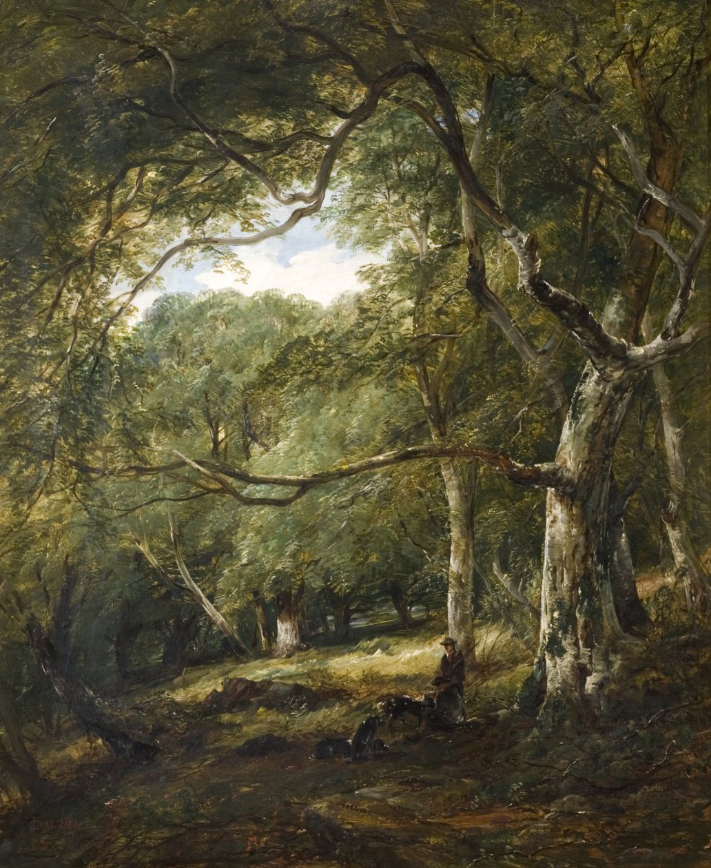 Figures in Woodland by James B. Dalziel