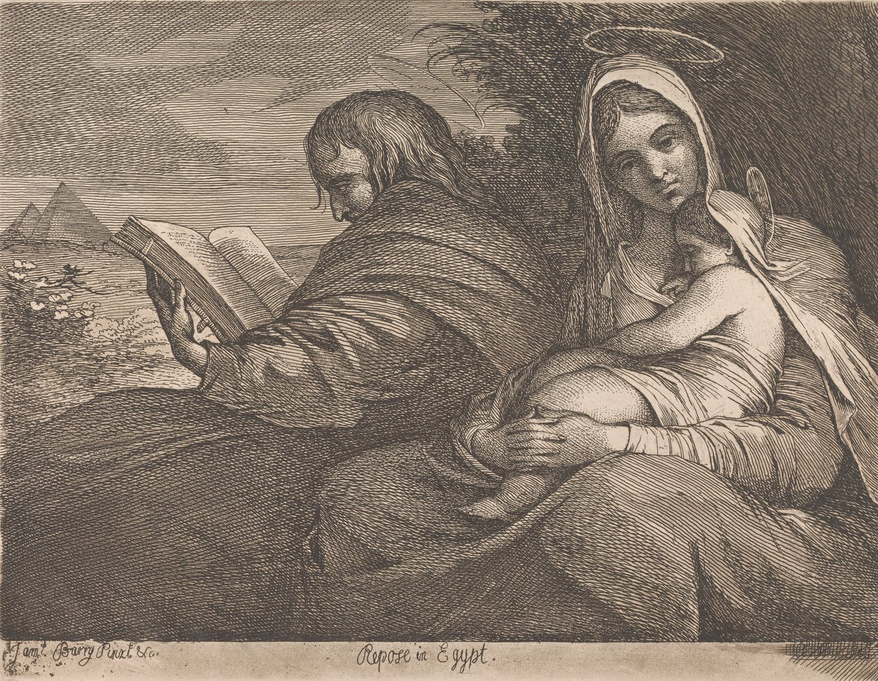 Repose in Egypt by James Barry