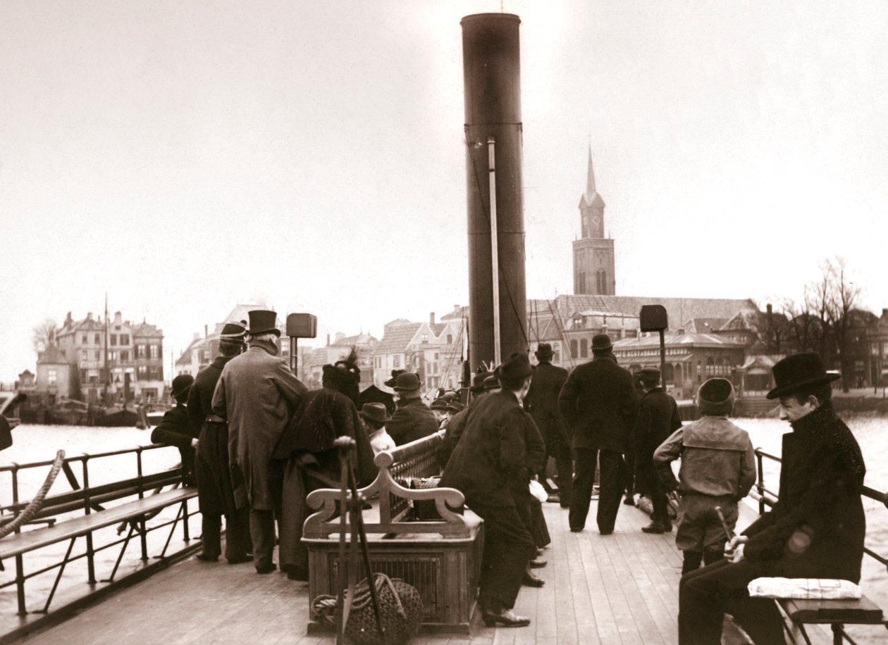 Ferry Passengers, Laandam, 1898 by James Batkin