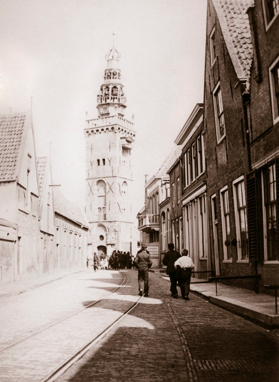 Street scene, Monnickendam, Netherlands, 1898 by James Batkin