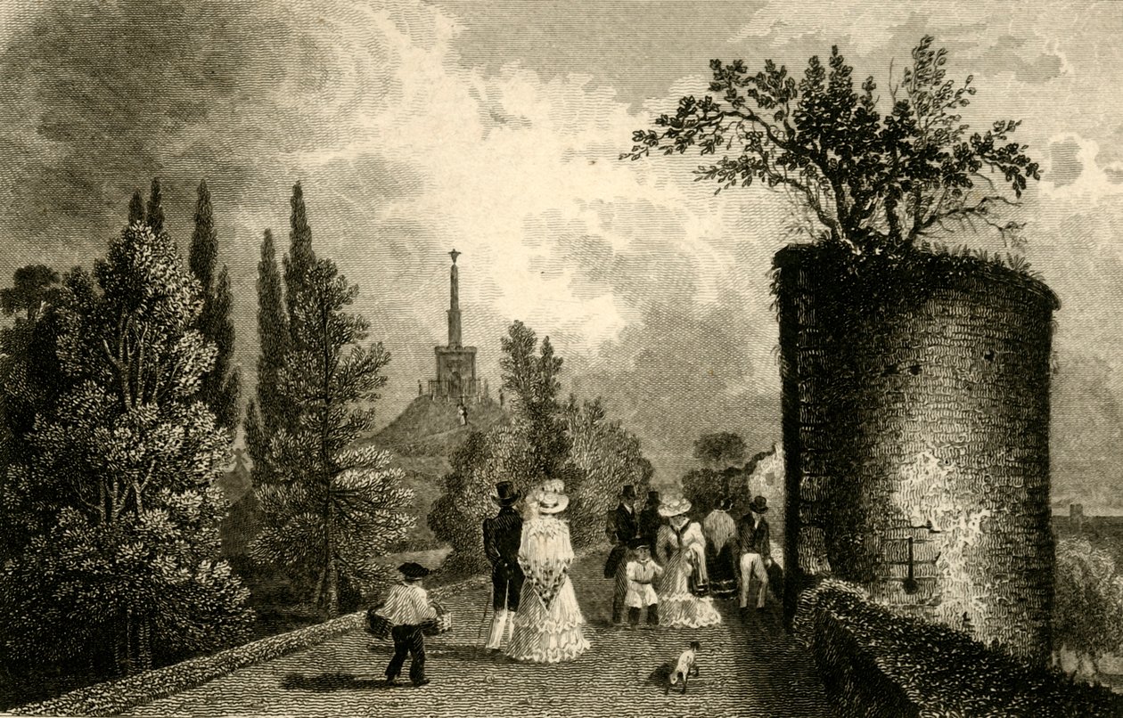 Danejohn Hill, Canterbury, Kent, 1829 by James Baylis Allen