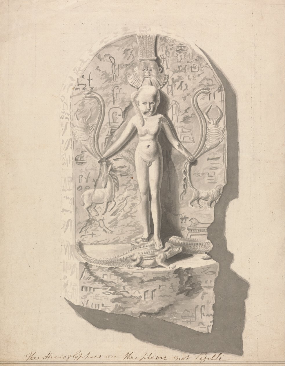 No.1 A Table of Hieroglyphics Found at Axum by James Bruce