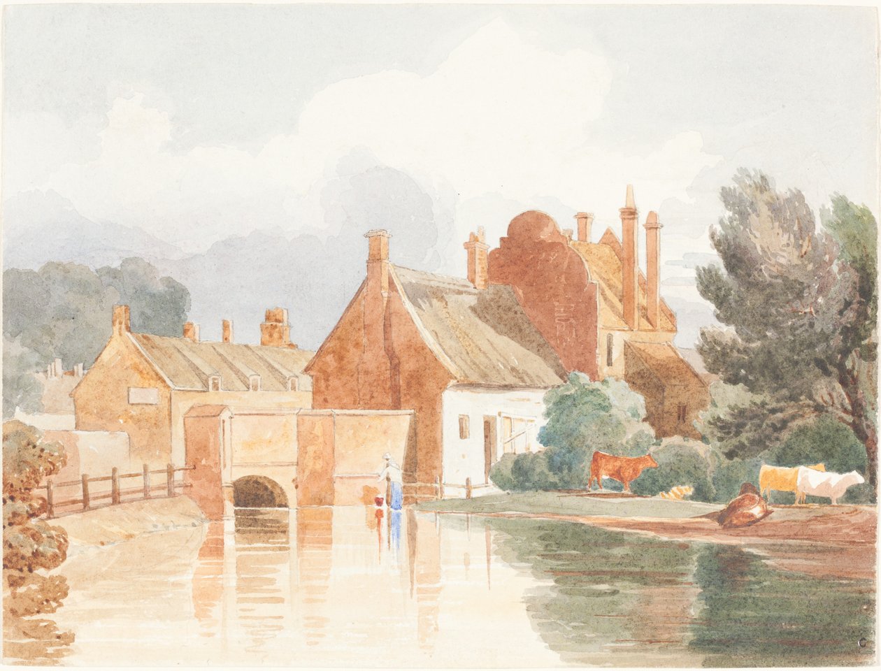 On the Bure, near Aylsham, Norfolk by James Bulwer