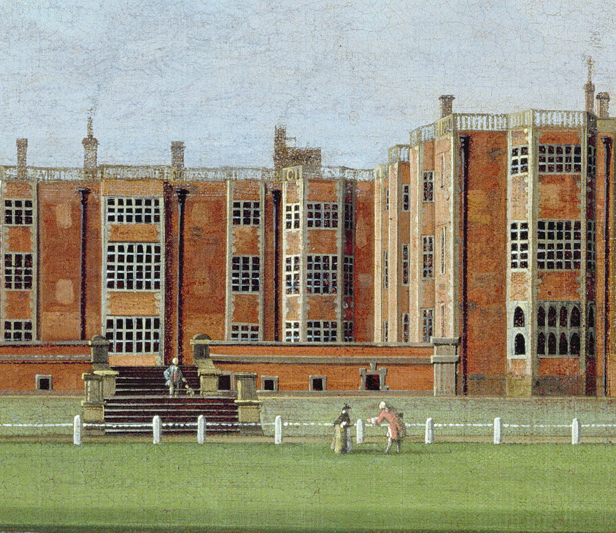 View of Temple Newsam House, c.1750 (detail) by James Chapman