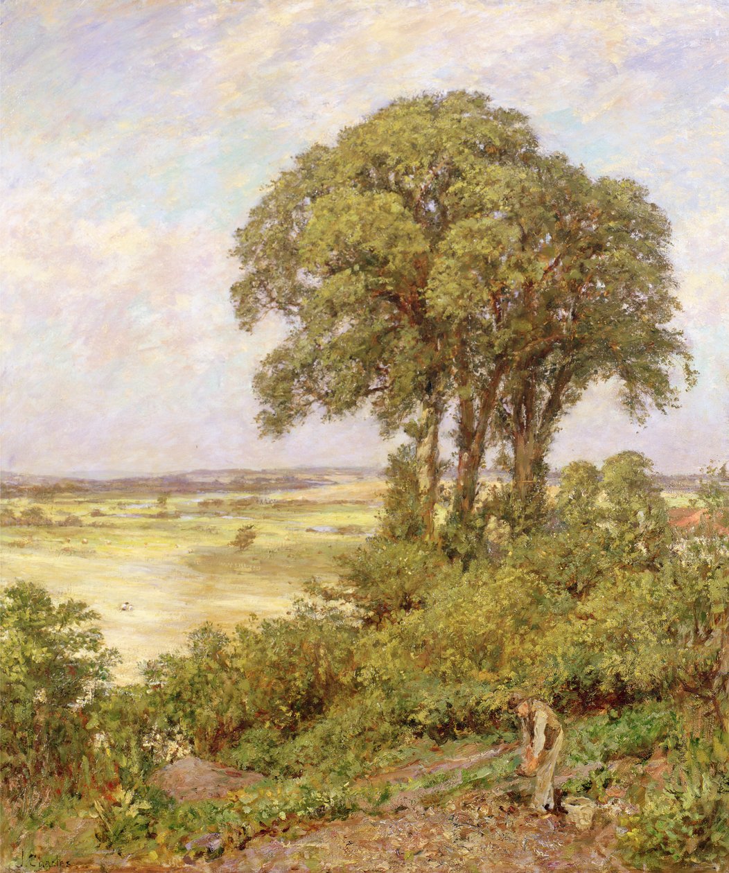 Landscape in Sussex by James Charles
