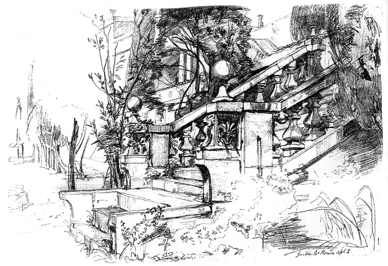 The Garden near Rome by James Clarke Hook