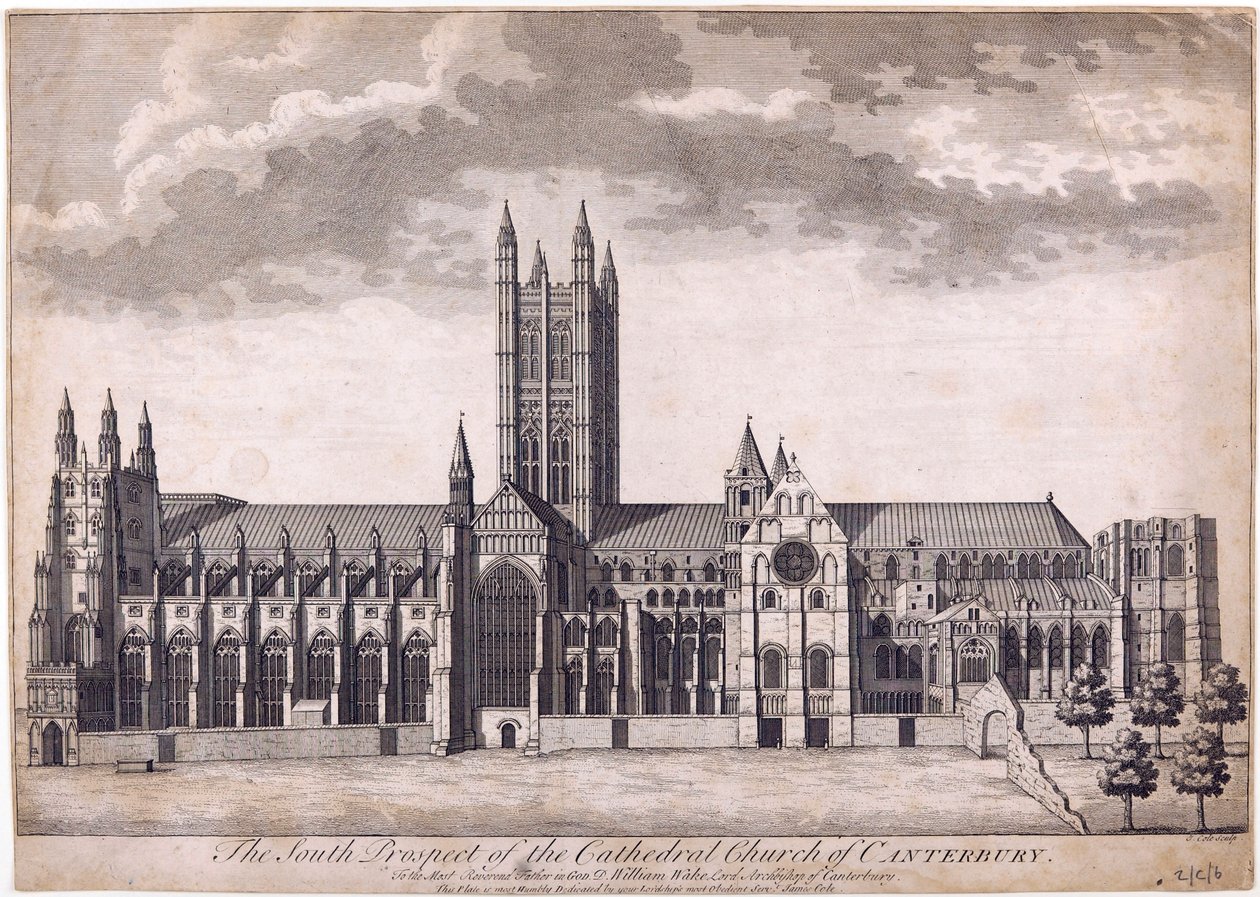 Canterbury Cathedral, c.1716-37 by James Cole