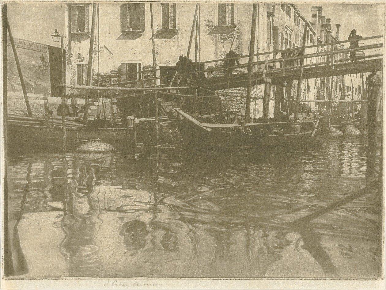 A Black Canal by James Craig Annan