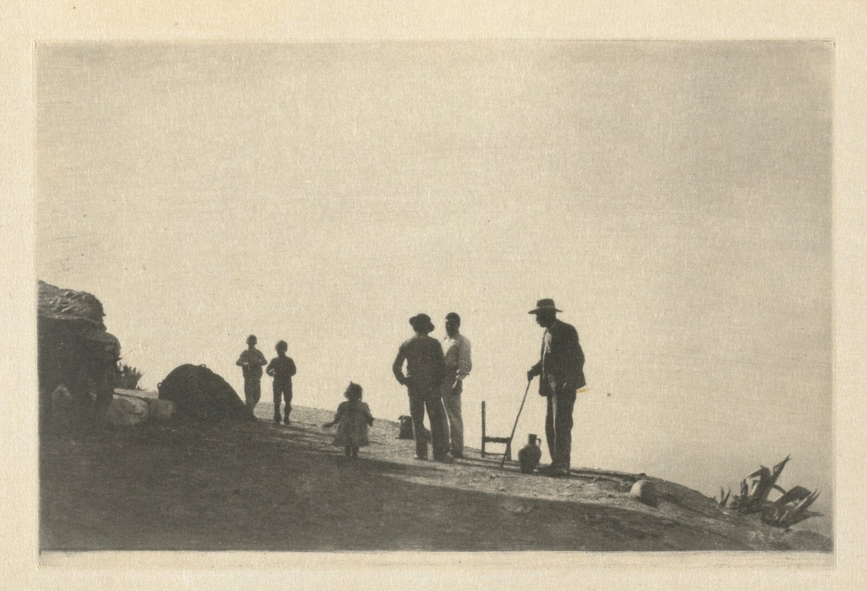 Camera Work: Group on a Hill Road - Granada by James Craig Annan