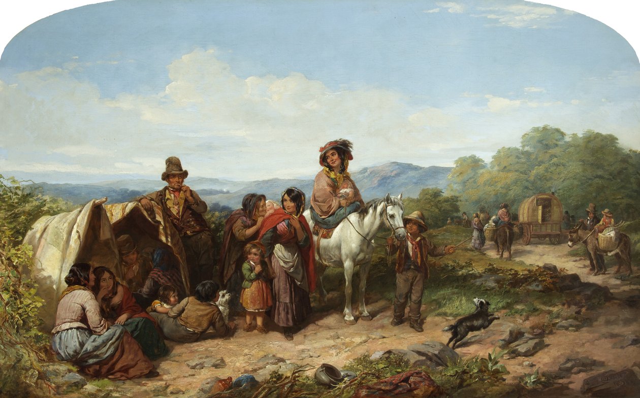 The Breaking-Up of the Camp by James Curnock