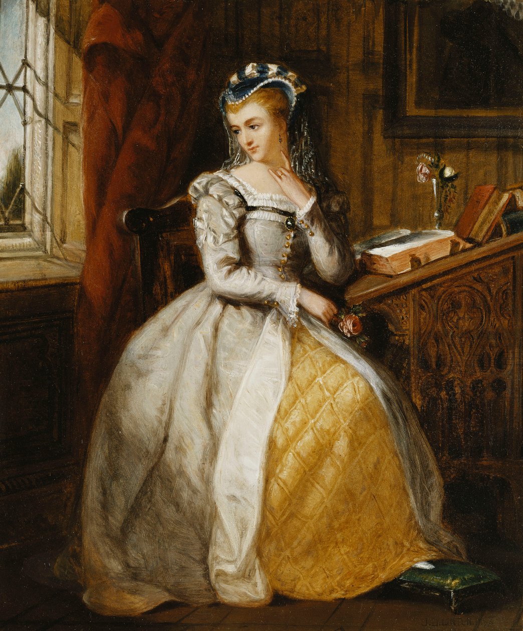 In the Library, 1897 by James Dromgole Linton