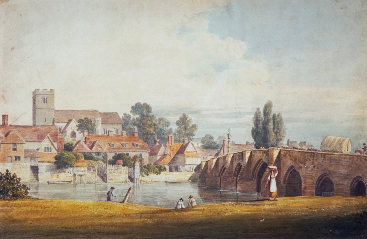Aylesford, near Maidstone, Kent by James Duffield Harding
