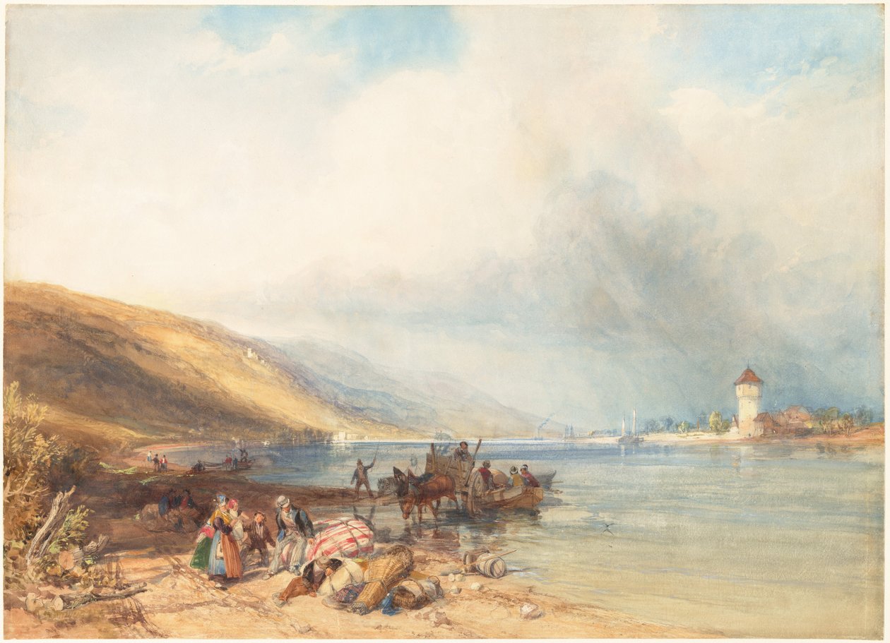 Oberlahnstein on the Rhine by James Duffield Harding