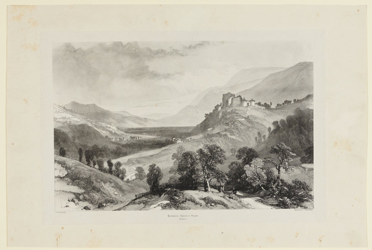 Pontcharra, Château de Bayard by James Duffield Harding