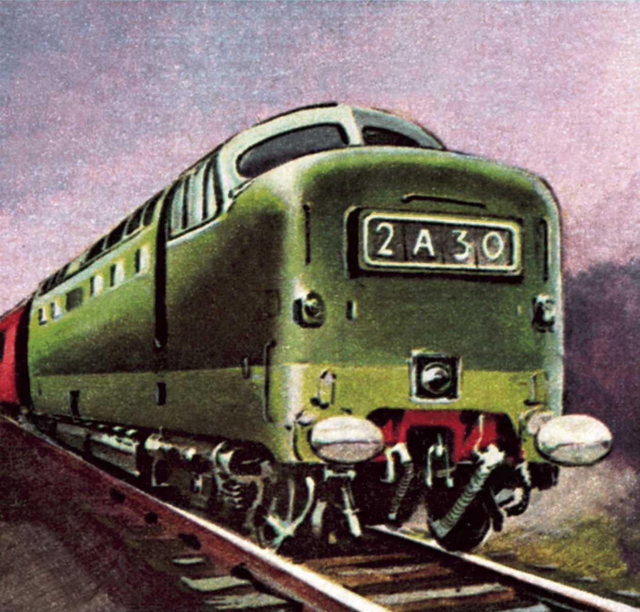 Diesel Locomotive by James Edwin McConnell