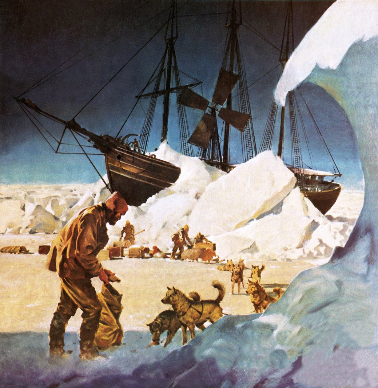 In the Grip of the Arctic Ice by James Edwin McConnell