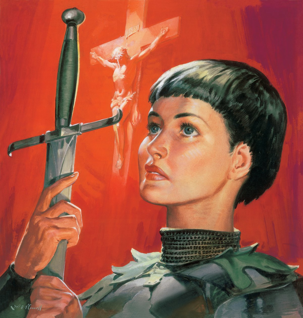 Joan of Arc (1412-31) by James Edwin McConnell