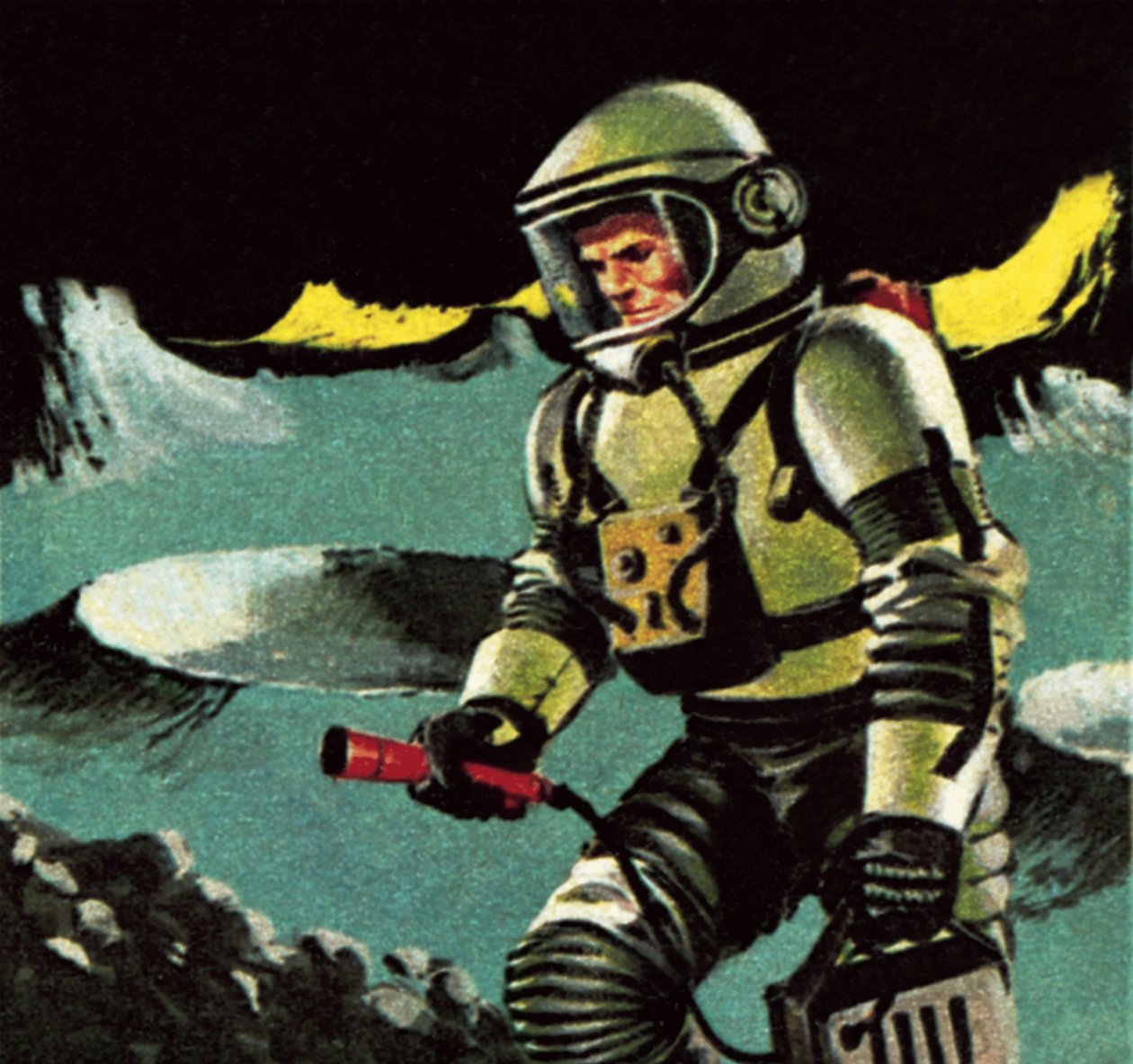 Man on the Moon, as Imagined in 1964 by James Edwin McConnell