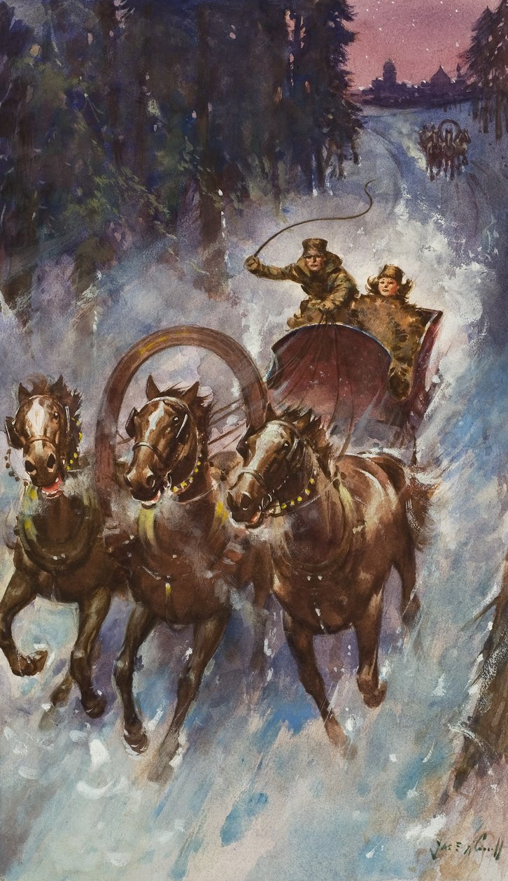 Sleigh Ride by James Edwin McConnell
