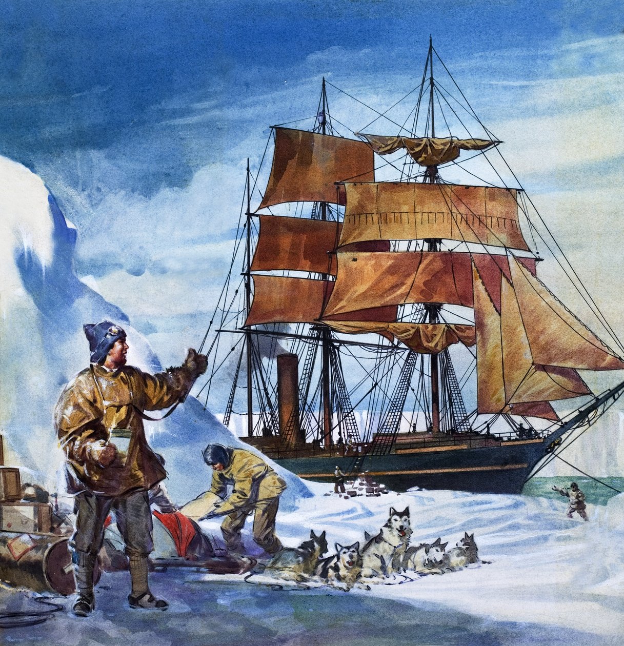 The Terra Nova in the Antarctic by James Edwin McConnell