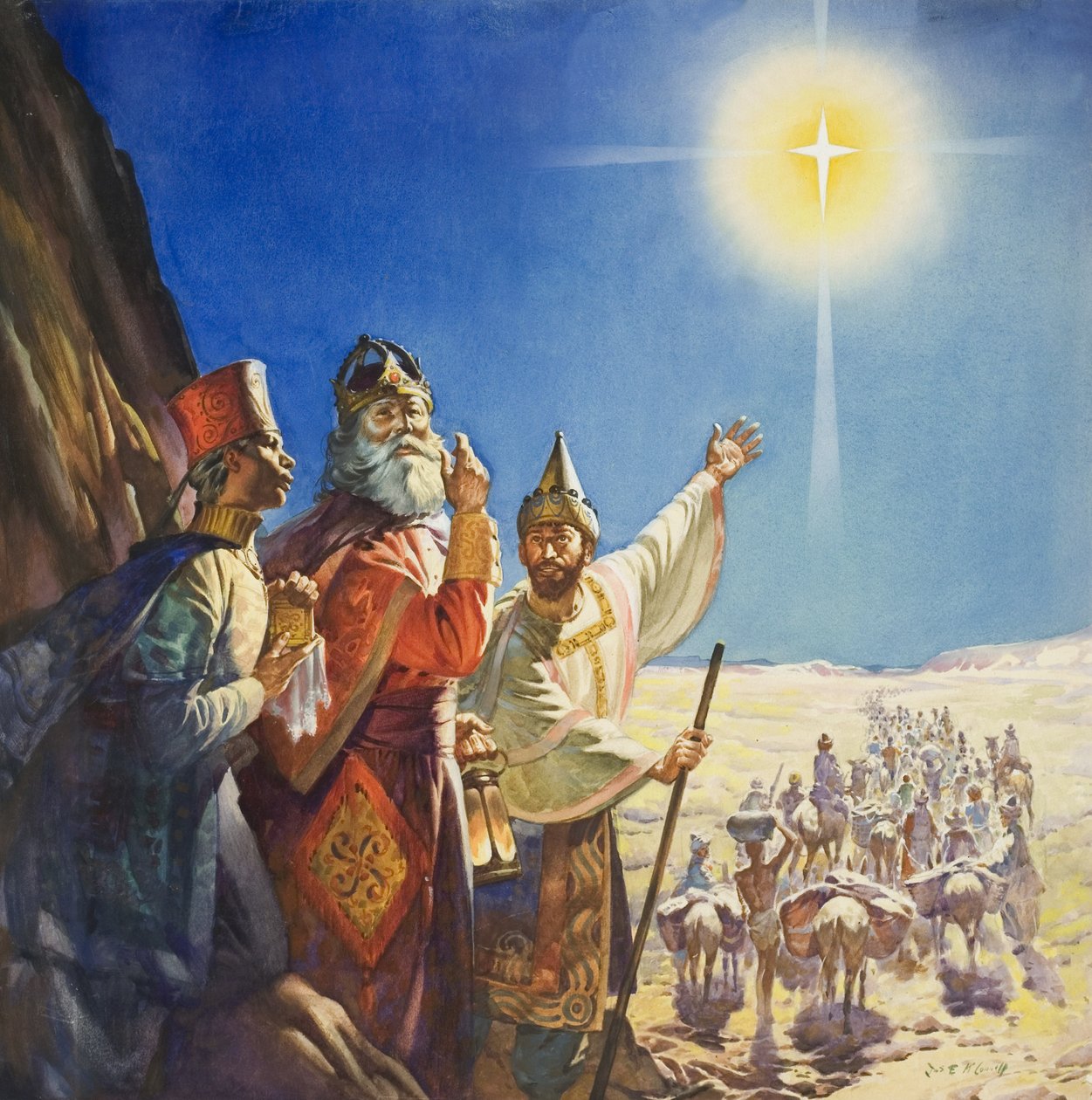 The Three Wise Men by James Edwin McConnell