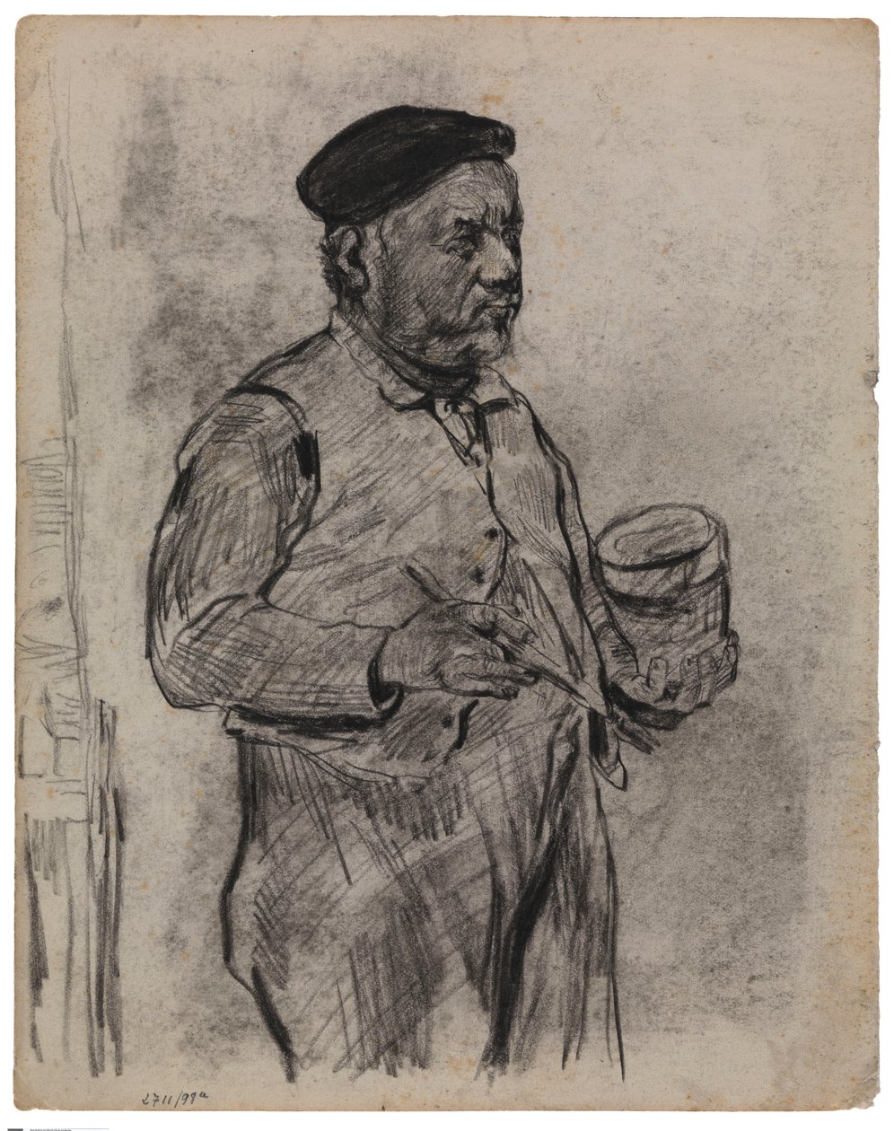 After Raffaëlli: The Painter-Decorator by James Ensor