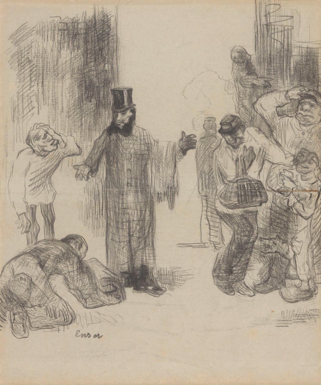 The Porters by James Ensor