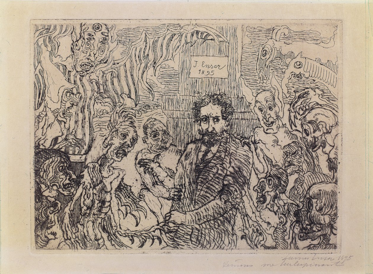 Demons Teasing Me by James Ensor