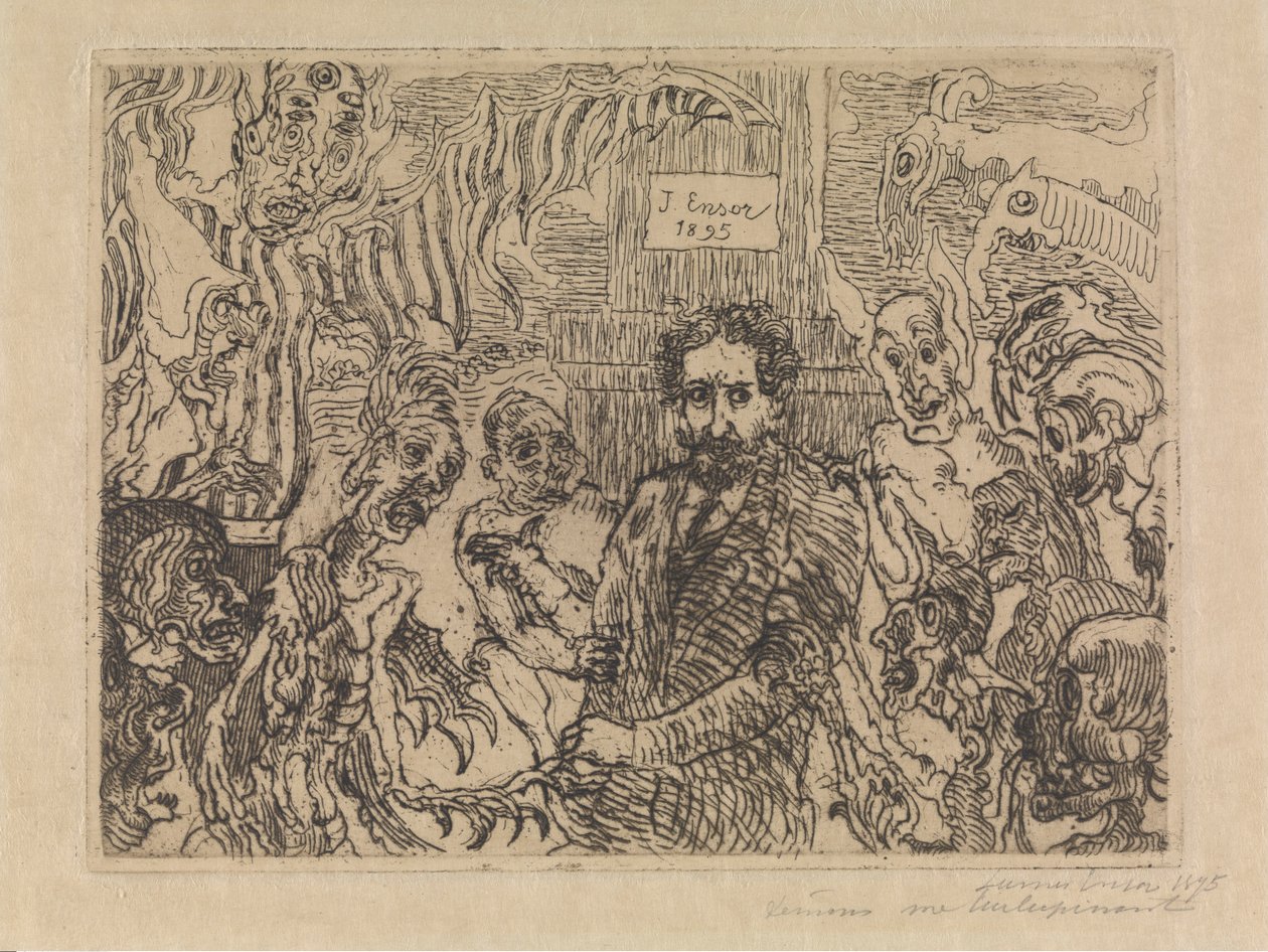 Demons Teasing Me by James Ensor