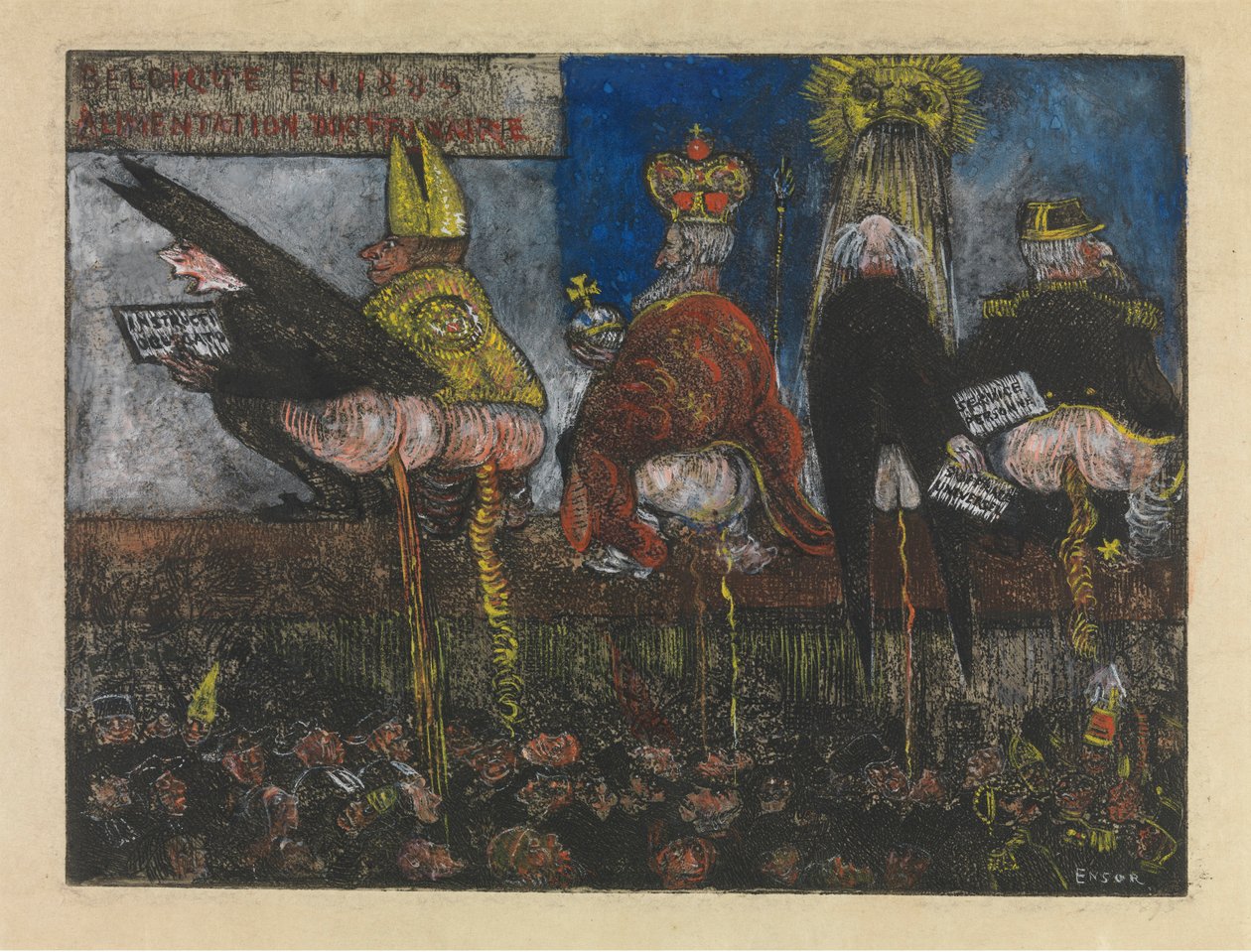 Doctrinal Nourishment by James Ensor