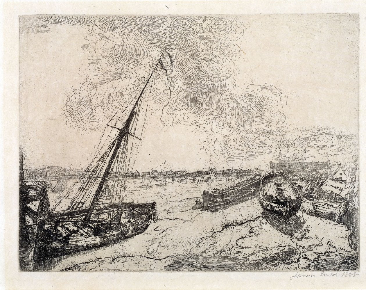 Stranded Boats by James Ensor
