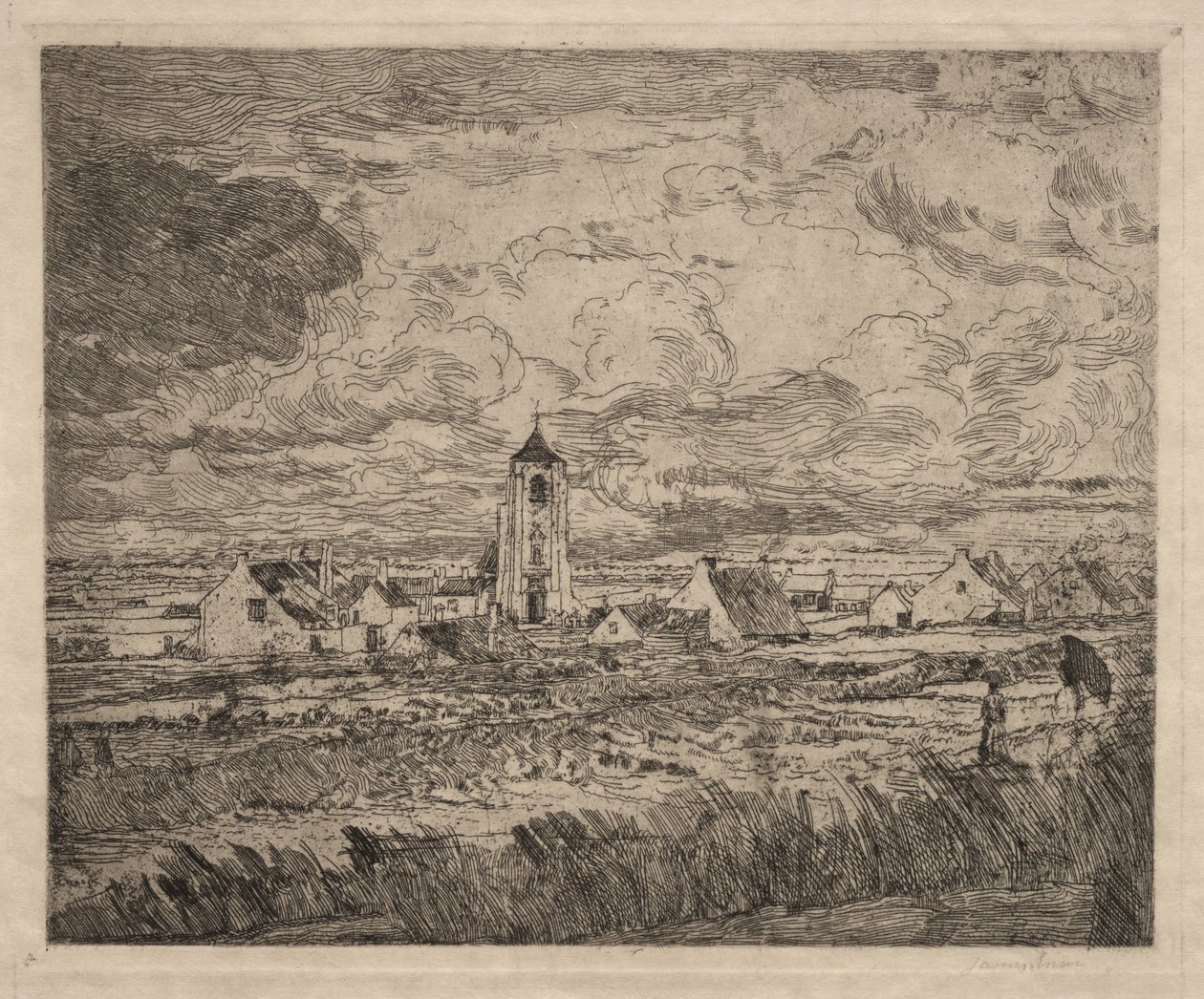 Large View of Mariakerke by James Ensor