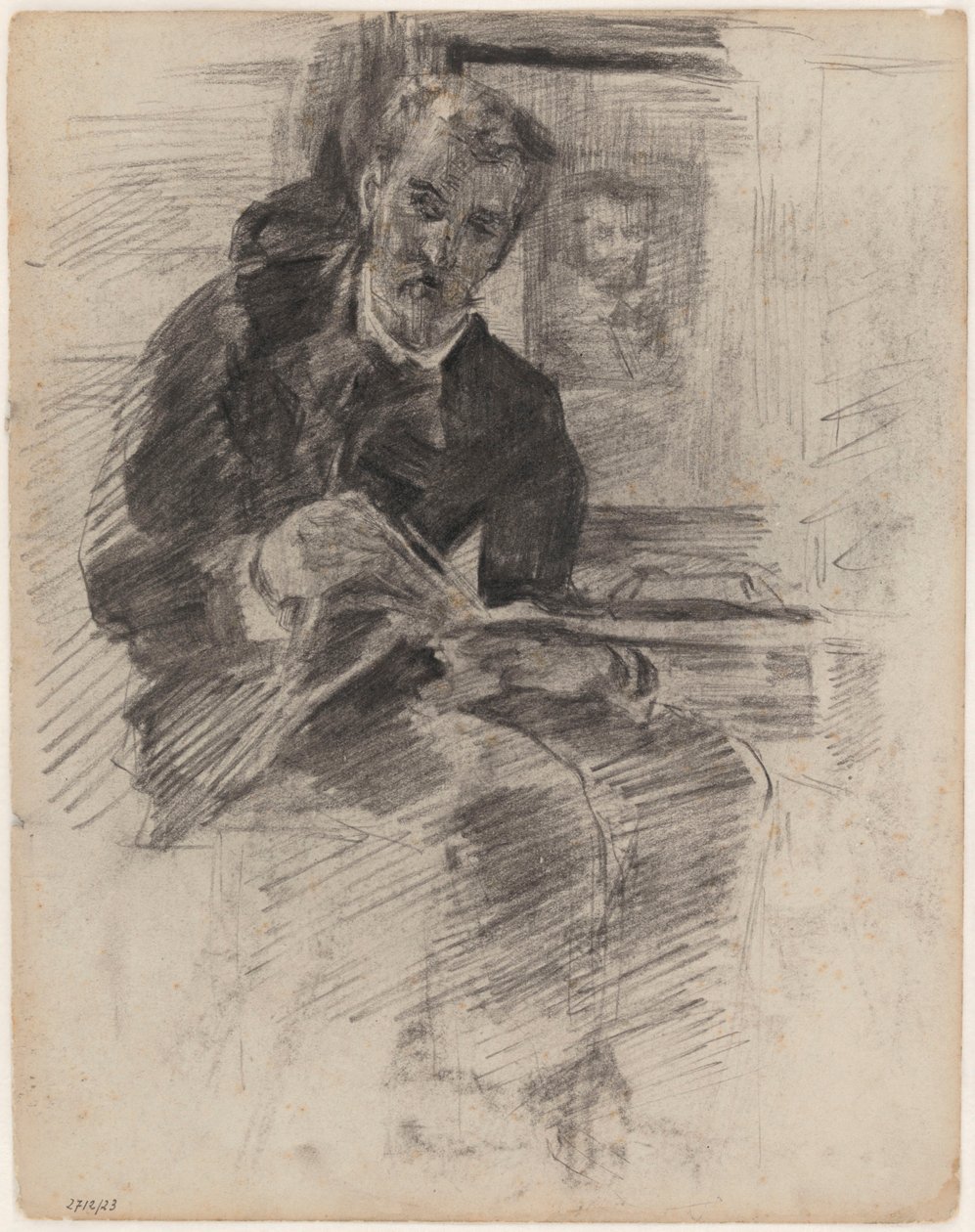 Man Reading by James Ensor